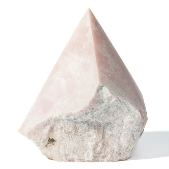 RAW PINK OPAL POLISHED HEALING CRYSTAL POINT - Picture 4 of 10